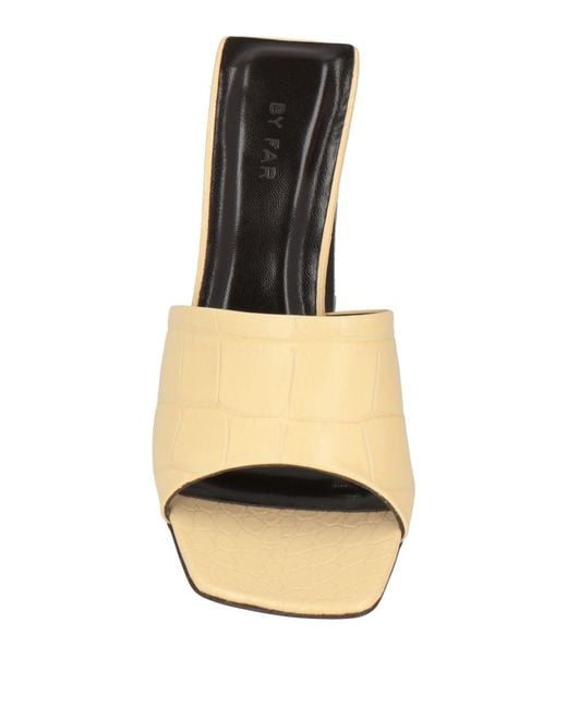 By Far Natural Sandals