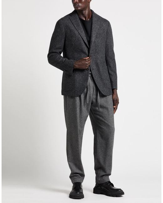 Boglioli Black Blazer for men