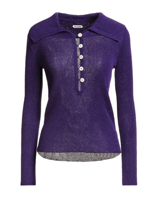 Bode Blue Sweater Linen, Viscose