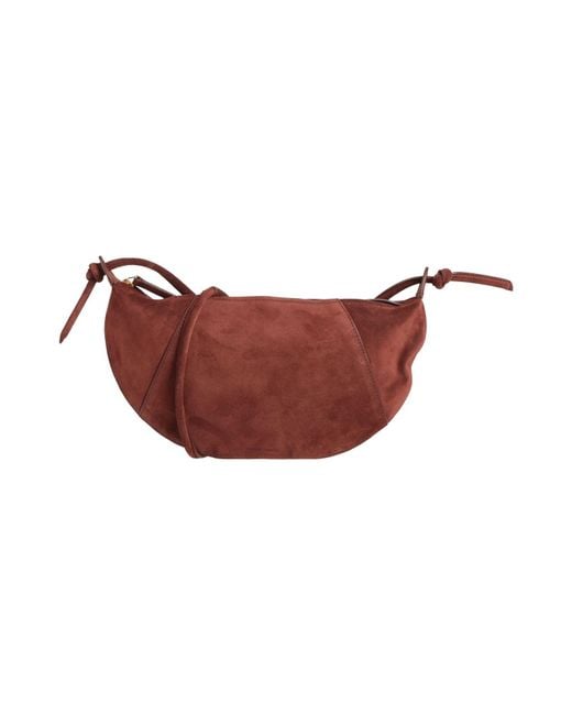 Mansur Gavriel Red Mini Fortuna -- Cross-Body Bag Leather