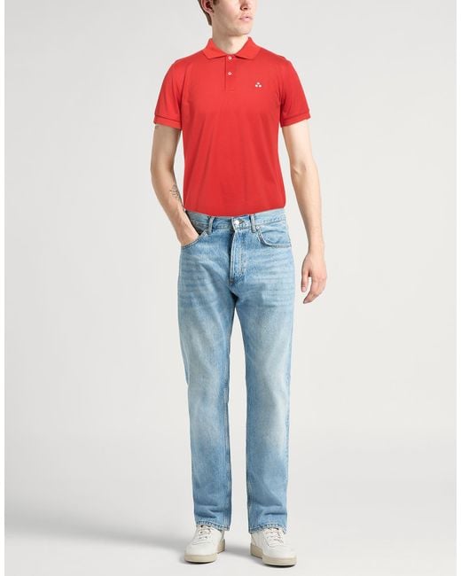 Peuterey Red Polo Shirt for men