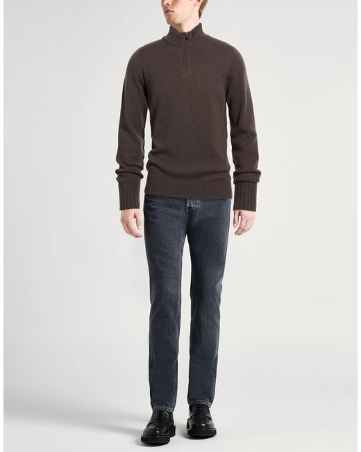 Drumohr Brown Turtleneck Lambswool for men