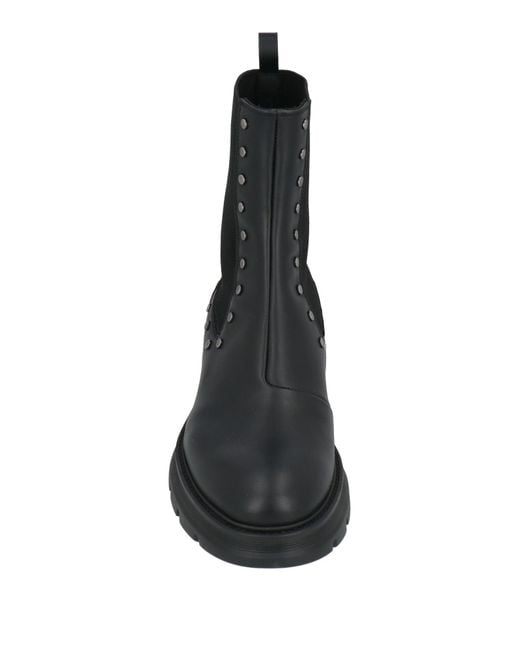 MICH SIMON Black Ankle Boots for men