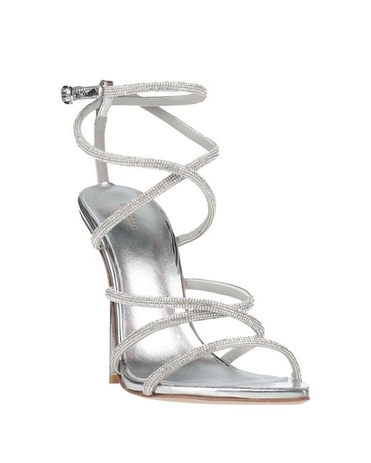 Le Silla White Sandals Synthetic Material