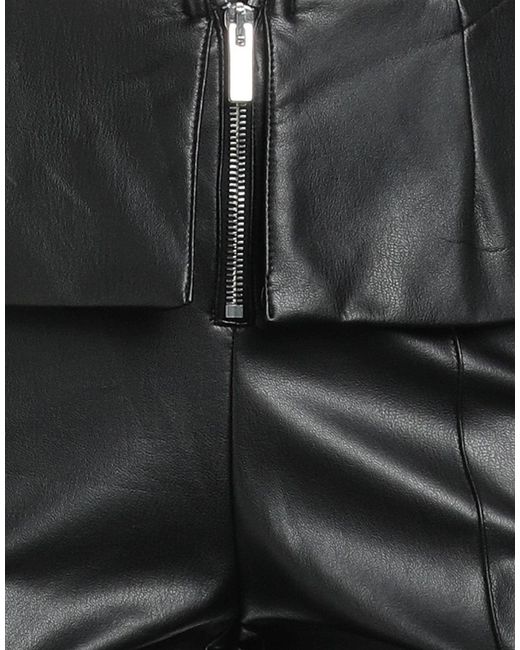 Gaelle Paris Black Pants Polyester, Elastane