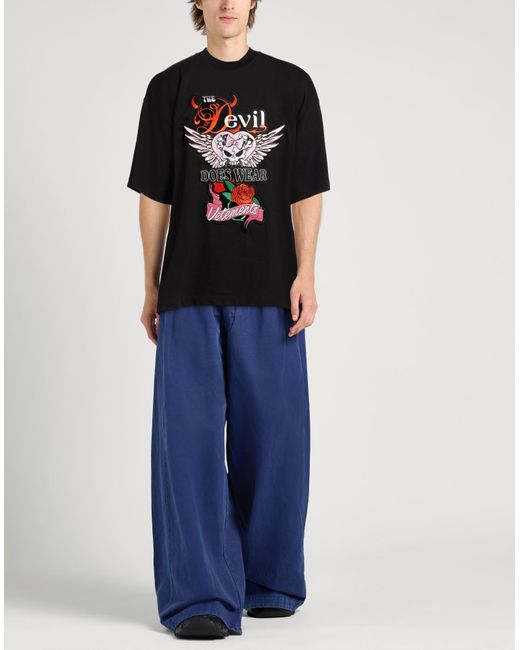 T-Shirt Vetements pour homme en coloris Black