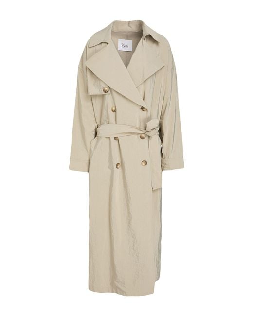 8pm Natural Overcoat & Trench Coat