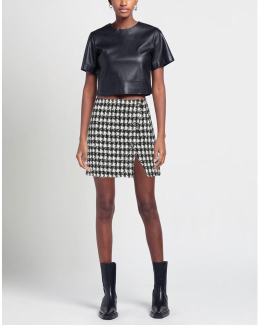 Self-Portrait Black Mini Skirt