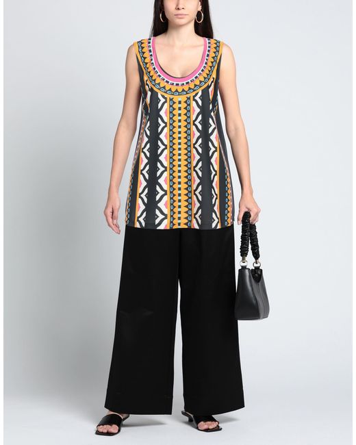 Raffaela D'angelo White Top Polyester, Elastane