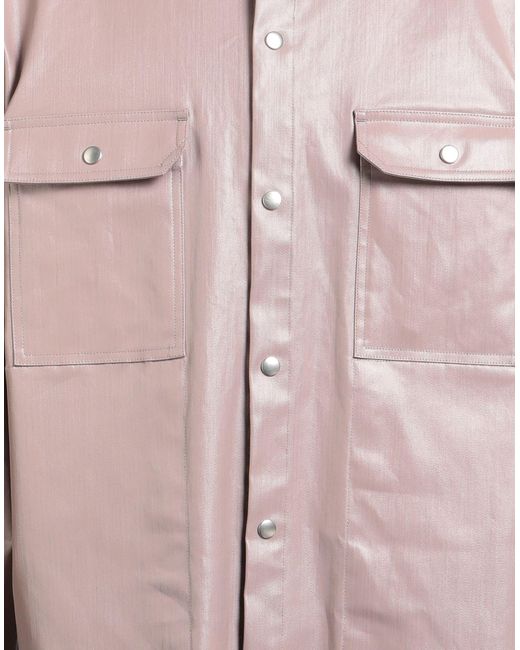 Rick Owens Pink Denim Outerwear for men