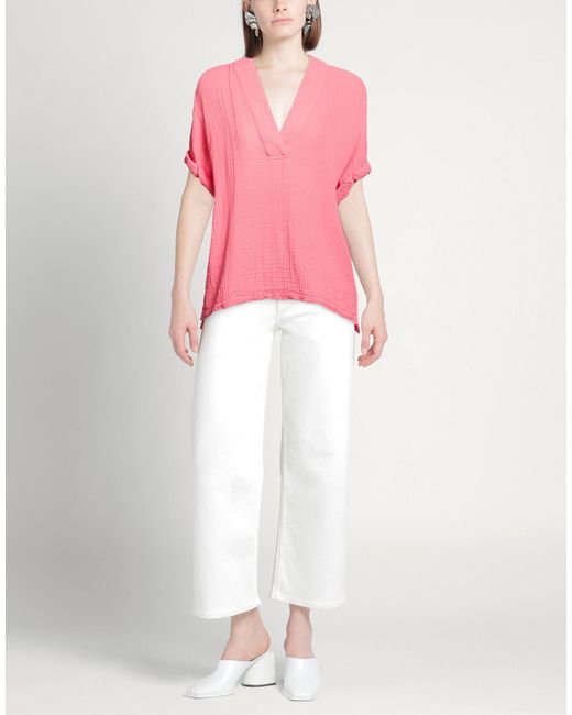 Xirena Pink Coral Top Cotton