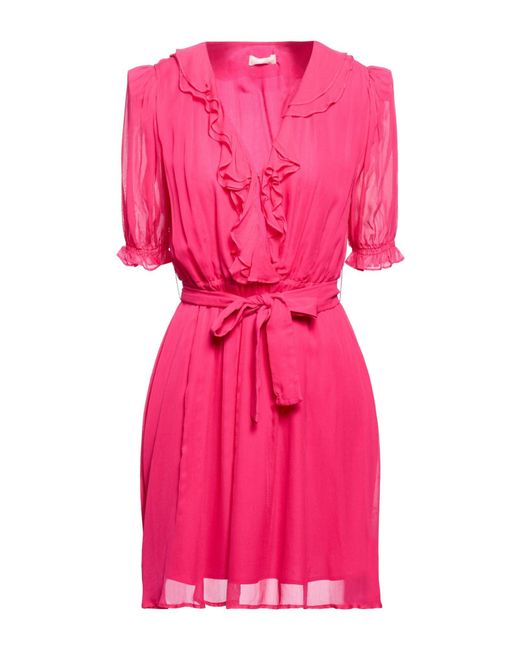 Liu Jo Pink Mini Dress Viscose