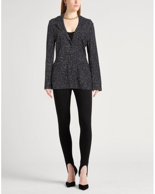 Siyu Black Blazer Viscose, Elastane