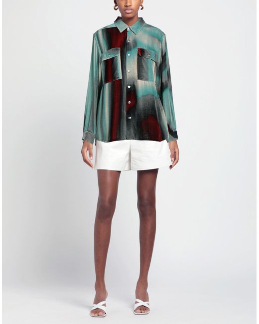 Rick Owens Green Hemd