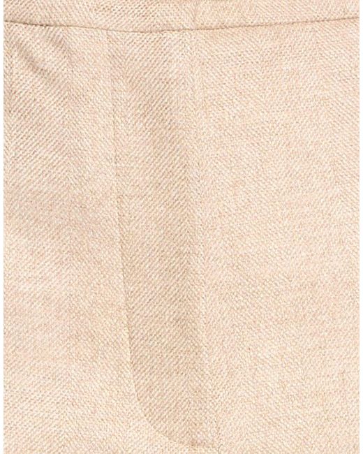 Moorer Natural Sand Pants Virgin Wool, Polyamide