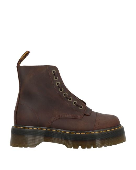Dr. Martens Brown Ankle Boots for men