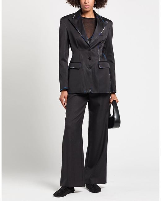 Marni Black Blazer Viscose, Cotton