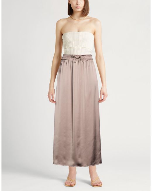 Herno Brown Maxi Skirts