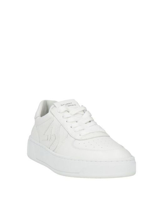 Stuart Weitzman White Sneakers Leather