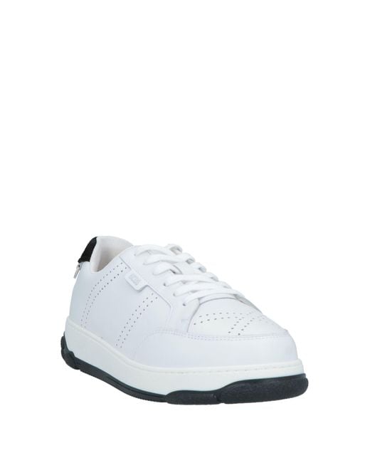 Gcds White Sneakers Leather for men