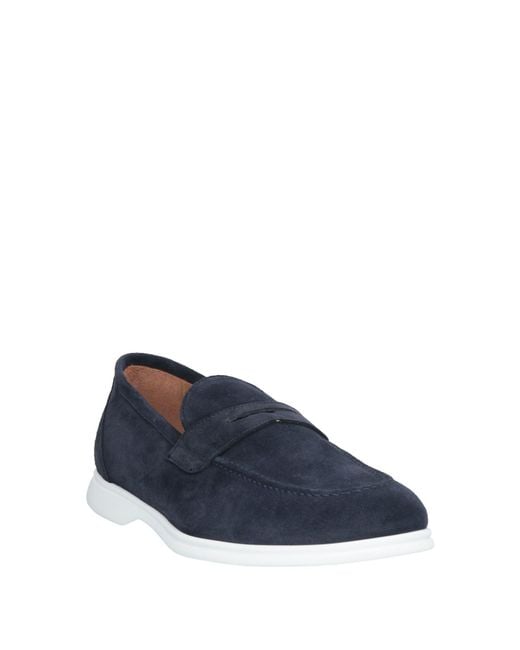 Kiton Blue Loafers Leather for men