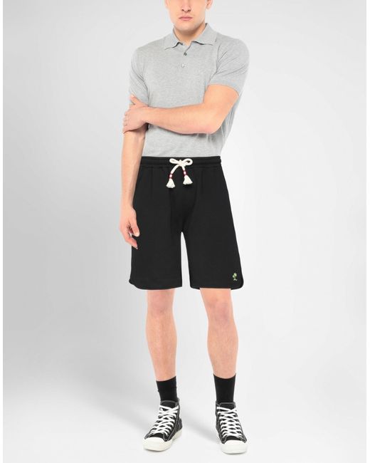 Mc2 Saint Barth Black Shorts & Bermuda Shorts for men