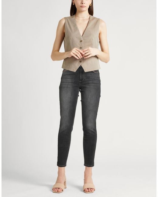 Liu Jo Gray Jeans Cotton, Polyester, Elastane