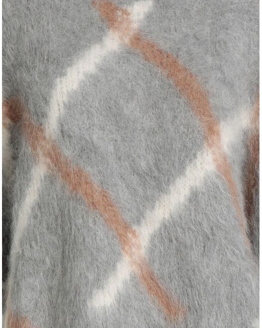 Peserico Gray Sweater Alpaca Wool, Merino Wool, Polyamide