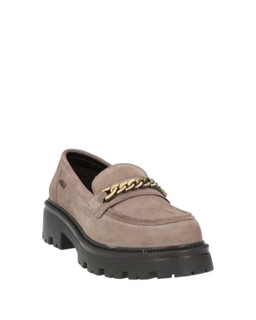 Osey Gray Loafers Leather