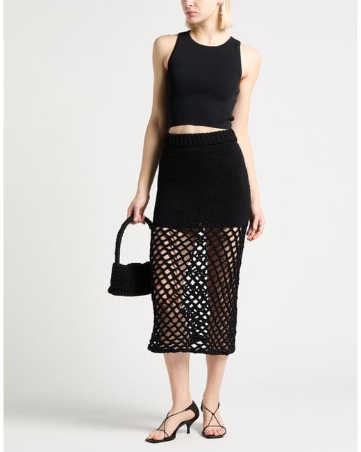 Nia Thomas Black Midi Skirts