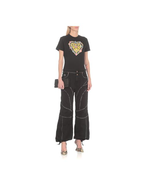 Pantaloni Jeans di Versace in Black