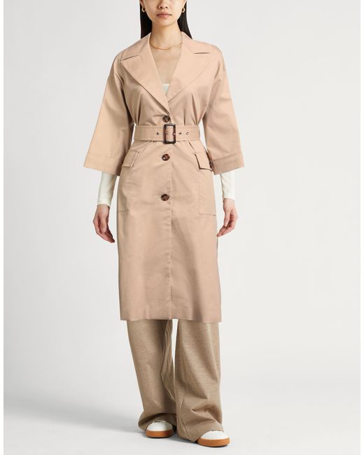 Liu Jo Natural Overcoat & Trench Coat