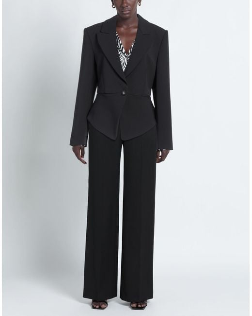Blugirl Blumarine Black Blazer Polyester, Elastane