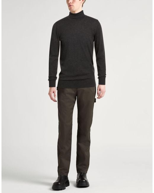 Emporio Armani Black Turtlenecks for men