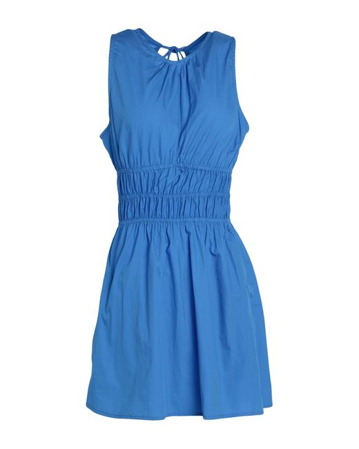 Faithfull The Brand Blue Short Dress