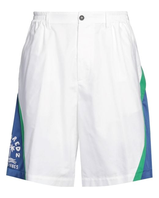 DSquared² White Shorts & Bermuda Shorts for men