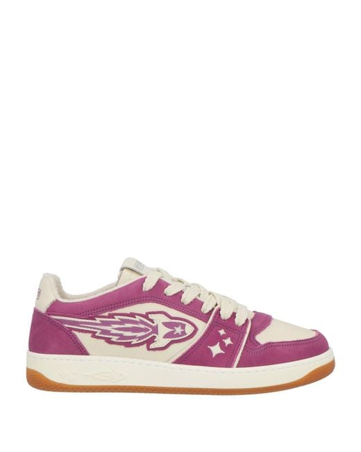 ENTERPRISE JAPAN Pink Sneakers Calfskin for men