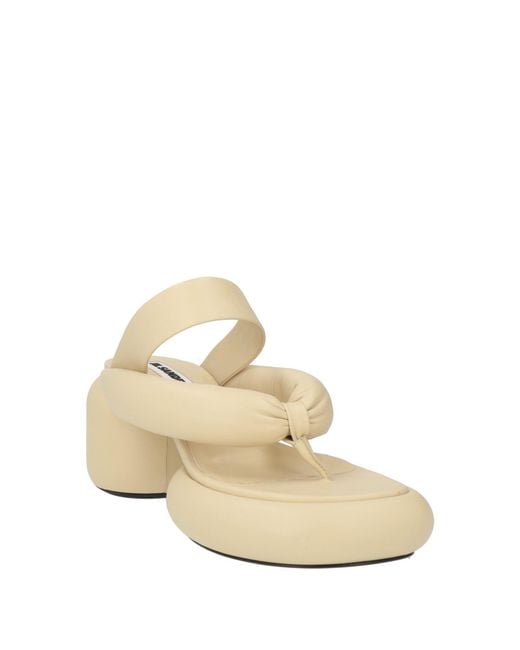 Jil Sander Natural Thong Sandal