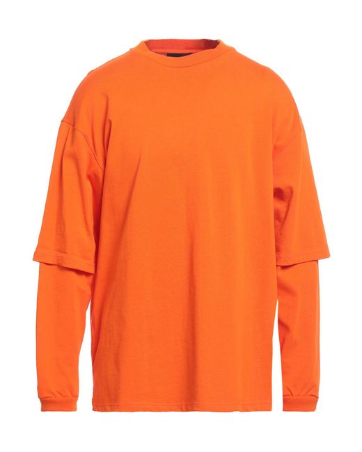 A BETTER MISTAKE Orange Sweatshirt for men
