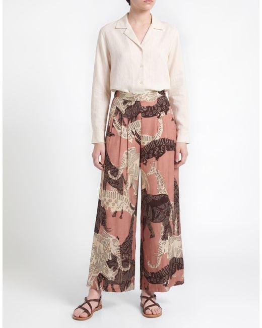 Ottod'Ame Pink Pants Viscose