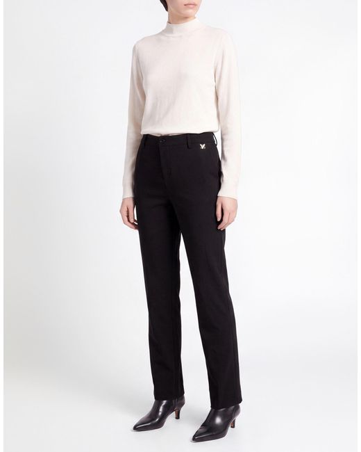 CafeNoir Black Pants Polyester, Elastane