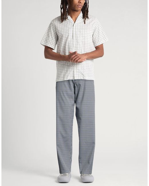 Marni Gray Pants Polyester, Wool for men