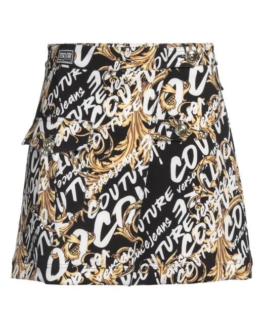 Versace Jeans Couture Black Mini Skirt