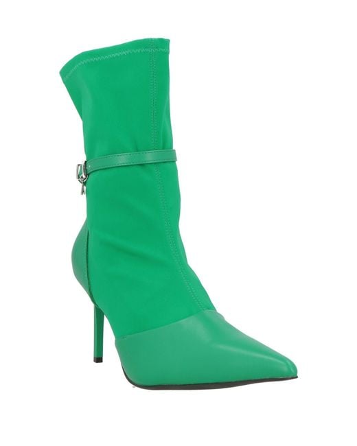 Twinset Green Ankle Boots