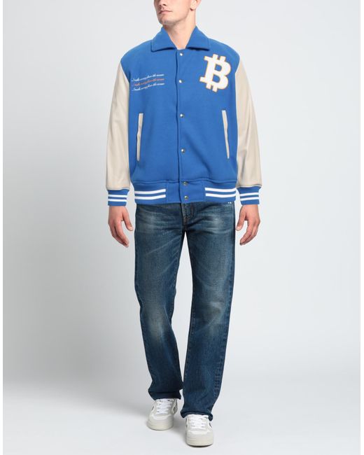 B-used Blue Jacket for men