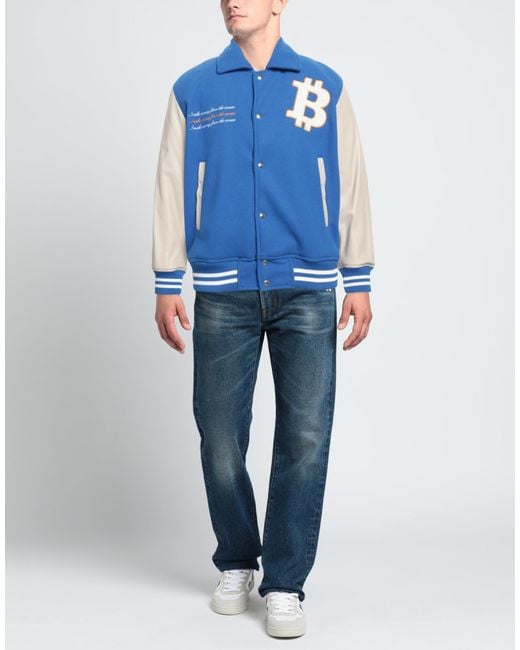 B-used Blue Jacket for men