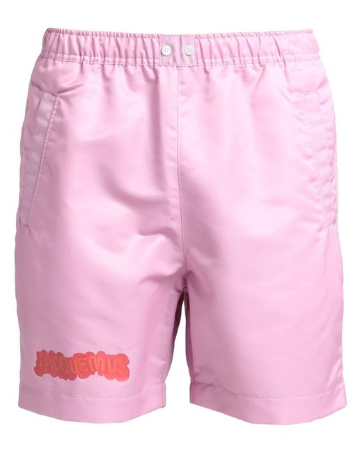 Jacquemus Pink Swim Trunks for men