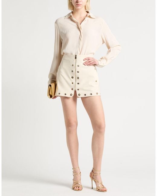 Babylon Natural Mini Skirts