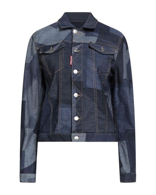 DSquared² Blue Denim Outerwear