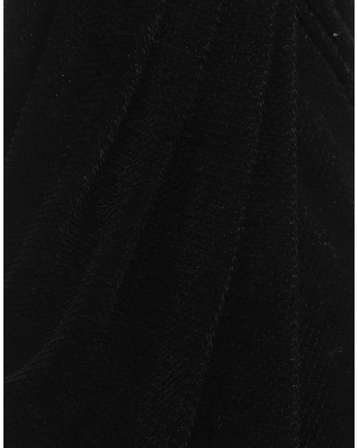 RECTO. Black Mini Dress Polyester, Elastane